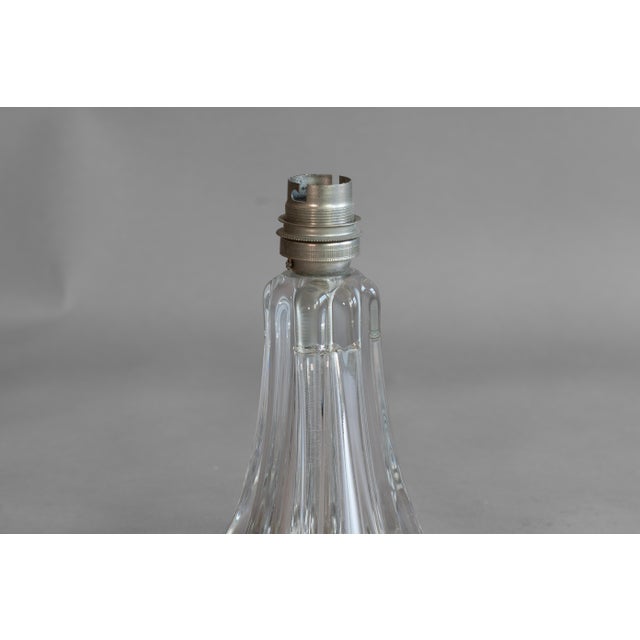 1960s Small Crystal Glass Lamp, 1960s For Sale - Image 5 of 7