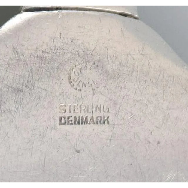 1940s Sterling Silver Cactus Serving Spade from Georg Jensen For Sale - Image 5 of 6