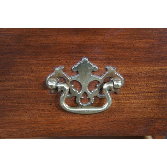 1980s Pennsylvania House Cherry Bachelors Chest of Drawers Stand Console 26" For Sale - Image 10 of 13