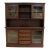 Pottery Barn China Cabinet - Dark Finish, 2 Pieces For Sale