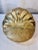 Brass Vintage Hollywood Regency Polished Brass Hand Hammered Repousse Shell Wall Pocket For Sale - Image 8 of 9