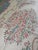 1920s Antique Ivory Floral Medallion India Agra Textile Chain Stitch Gallery Rug For Sale - Image 15 of 15