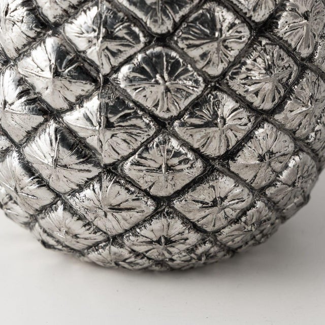 Vintage Silver Plated Pineapple Ice Bucket by Mauro Manetti, 1960 For Sale - Image 12 of 15