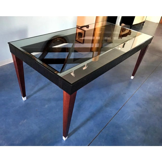 Mid-Century Italian Rosewood Dining Table, 1950s For Sale - Image 12 of 14