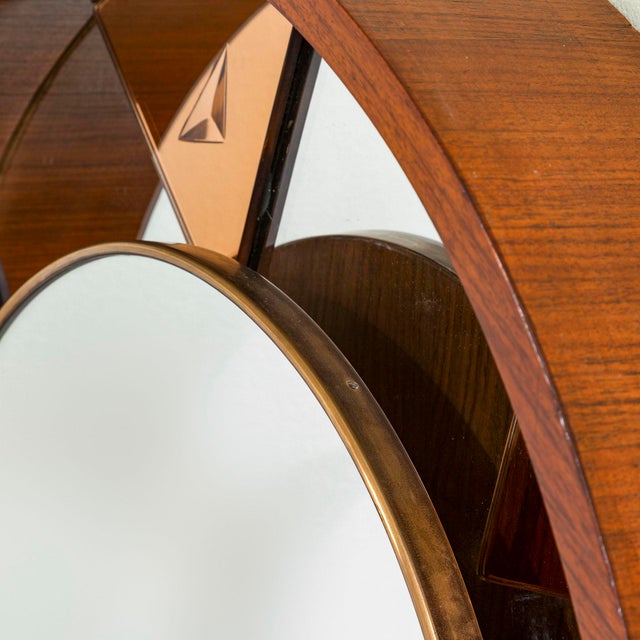 Wall Mirror by Ico Parisi for Fontana Arte, 1950s For Sale - Image 6 of 7