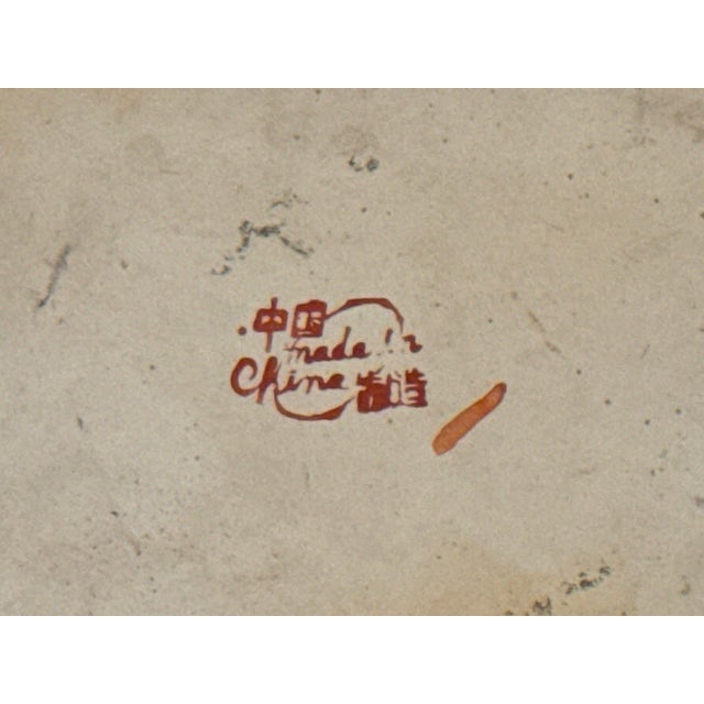 Ceramic Hand Painted Chinese Chinoiserie Fishbowl Planter For Sale - Image 7 of 11