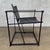 Post Modern Black Leather and Metal Armchair #5 by Radbound Van Beekum for Pastoe For Sale In Los Angeles - Image 6 of 12