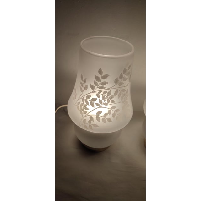 Metal Crystal Table Lamps. Spain, 1990s, Set of 2 For Sale - Image 7 of 12