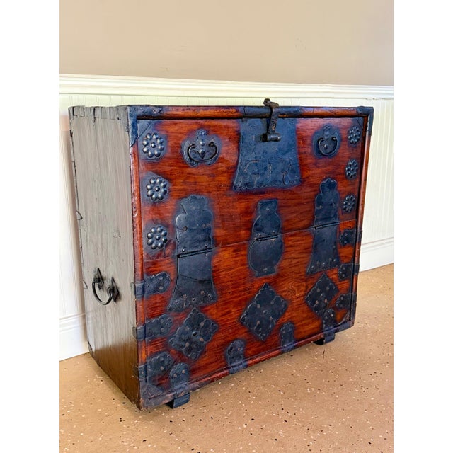 An antique Korean wood Bandaji circa 19th century from the late Joseon Dynasty. Rarely available, this Bandaji was from...
