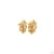 Metal 4.02 Carat Round Brilliant Cut Diamond Ruby Gold Earrings, Pair For Sale - Image 7 of 9