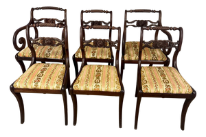 Antique Regency Dining Chairs, 1820, Set of 6