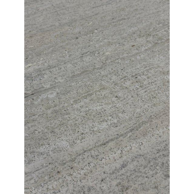 Stanley J Friedman Arrowhead Dining Table With Custom Travertine Top for Brueton For Sale - Image 18 of 18