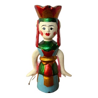 1970s Small Moving Hand Painted Doll For Sale