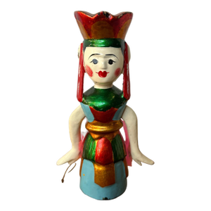 1970s Small Moving Hand Painted Doll