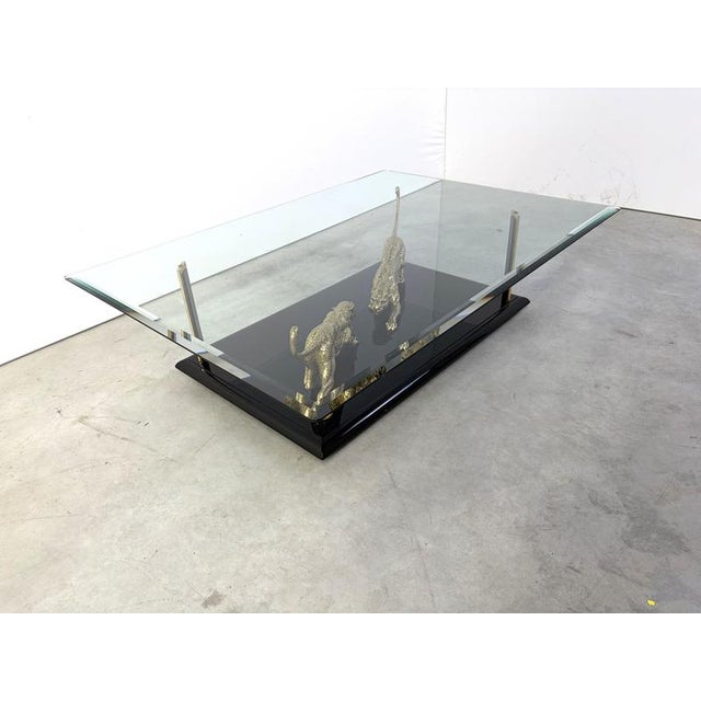 Bronze Jaguar Coffee Table by Nicola Voci, 1970s For Sale - Image 10 of 15