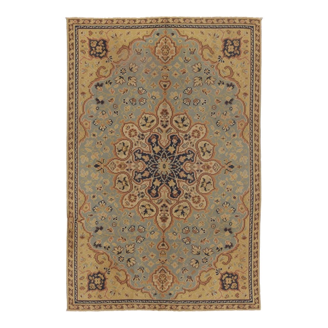 Antique English Orientalist Belle Époque Rug With Ornate Florals - Rug & Kilim For Sale