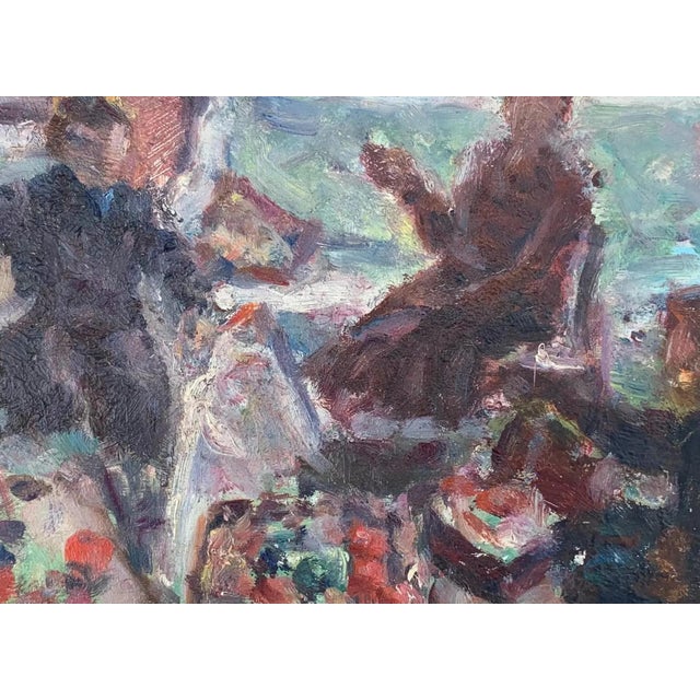 Family Oil Painting, Ukrainian Artist, 1960s For Sale - Image 4 of 6