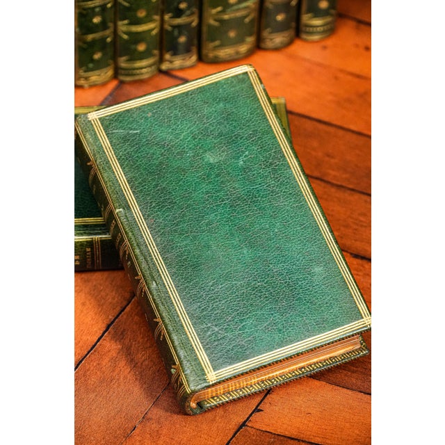 Rare Collection 18th Century Full Leather Bound Antique Books Works of Jean-Pierre Claris De Florian French Collector's Set For Sale In New York - Image 6 of 18