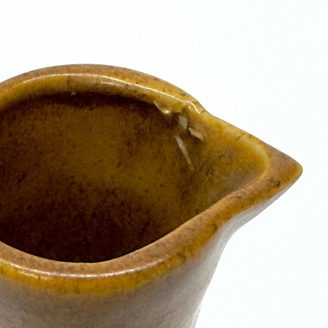 Quintessential MCM Large Ceramic Pitcher by Monmouth Pottery For Sale - Image 9 of 9