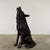 Contemporary Life-Size Bronze Howling Wolf Sculpture, 37” H For Sale - Image 3 of 9