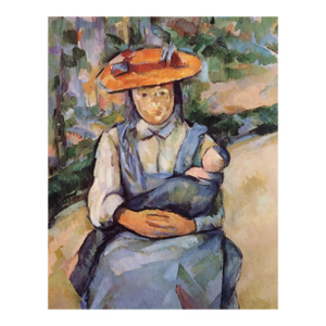 Paul Cezanne Little Girl Holding a Doll 1900 Giclee LTD Edition
