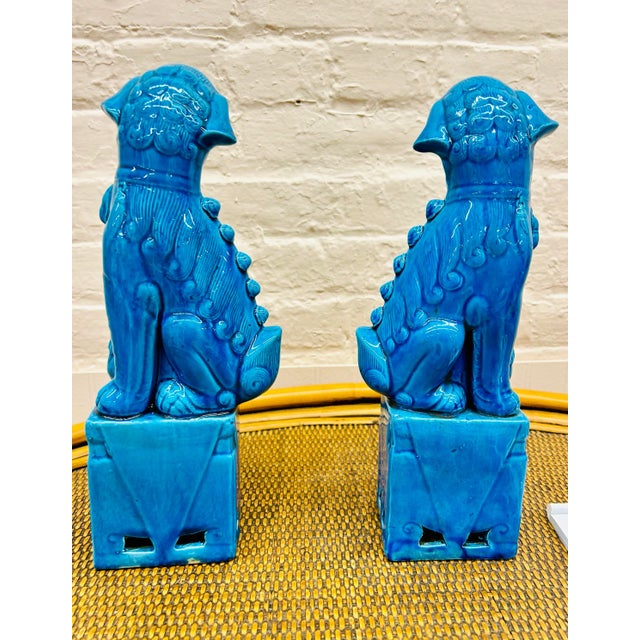 Bring a piece of ancient Eastern protection to your home with this lively pair of Foo Dogs. These porcelain beauties are a...