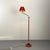Red Floor Lamp with Metal Shade, Italy, 1950s For Sale - Image 11 of 11