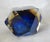 C.1970s Italian Alessandro Mandruzzato, Hand Blown Faceted Murano Cobalt, Amber & Clear For Sale - Image 16 of 18