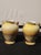 Art Deco Antique Noritake Hand-Painted 6.5" Mantel Vases - Pair | "Tree in the Meadow" With Gilded C-Scroll Handles, C. 1920s For Sale - Image 3 of 8