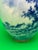 1889-1906 American Belleek Ceramic Art Co Early Lenox Blue Hand Painted Vase For Sale - Image 9 of 12