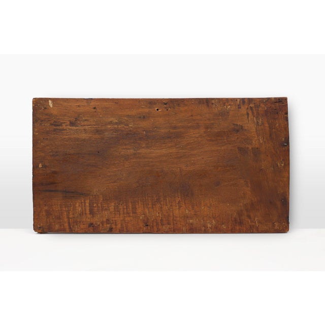 Gothic Hand-Sculpted Panel in Oak, Belgium, 17th Century For Sale - Image 10 of 11