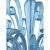 Contemporary Venetian Blue Satin Murano Glass Chandelier 8 Arms For Sale - Image 6 of 7