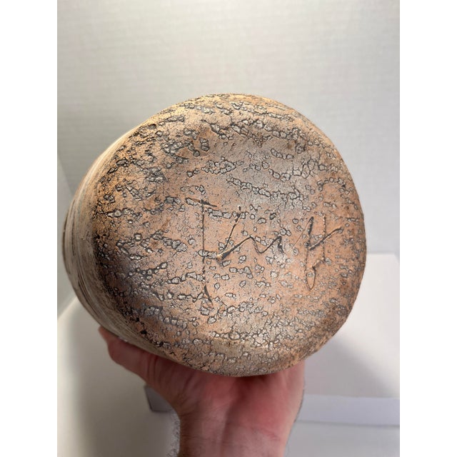 1970s Vintage Jim Kraft Studio Art Pottery Ceramic Vessel For Sale - Image 5 of 7