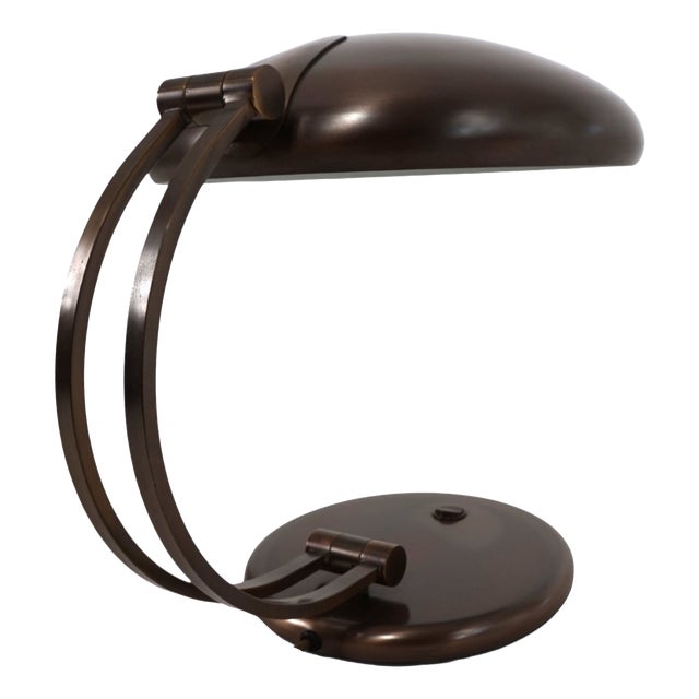 Bronzed Table Lamp by Egon Hillebrand for Hillebrand Lighting, 1960s For Sale