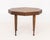 Art Deco Marquetry Side Table, with multi-wood inlay floral motif decoration to top. 21.5" H x 29.5" W x 21.25" D....