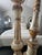 Pair of Antique Italian Painted Wood Candlesticks With Aged Patina For Sale - Image 13 of 15