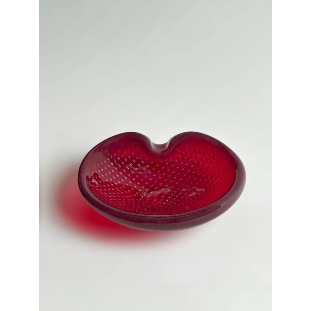 Glass Murano Glass Ashtray by Archimede Seguso, 1960s For Sale - Image 7 of 10