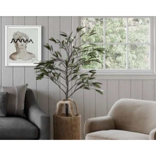 "Seeing Waves Sculpture" is an Elle Yount original Fine Art Giclee print done on archival matte 8" W x 10" H