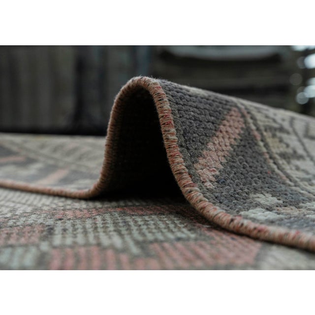Textile Turkish Vintage Rug 3'5" x 6'1" #20581 For Sale - Image 7 of 8