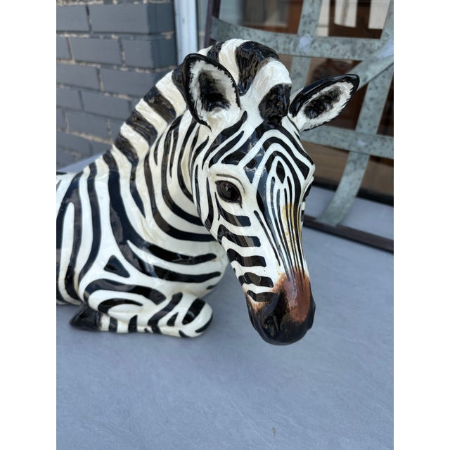Keir Townsend Ltd Zebra Sculpture For Sale - Image 4 of 6