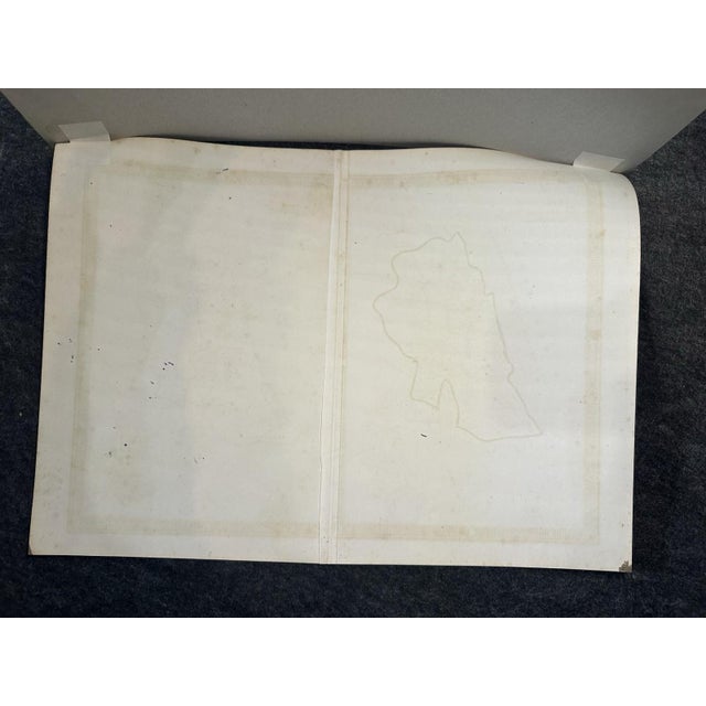 Beige Palestine According to the Division of the Twelve Tribes Map, 1845 For Sale - Image 8 of 13
