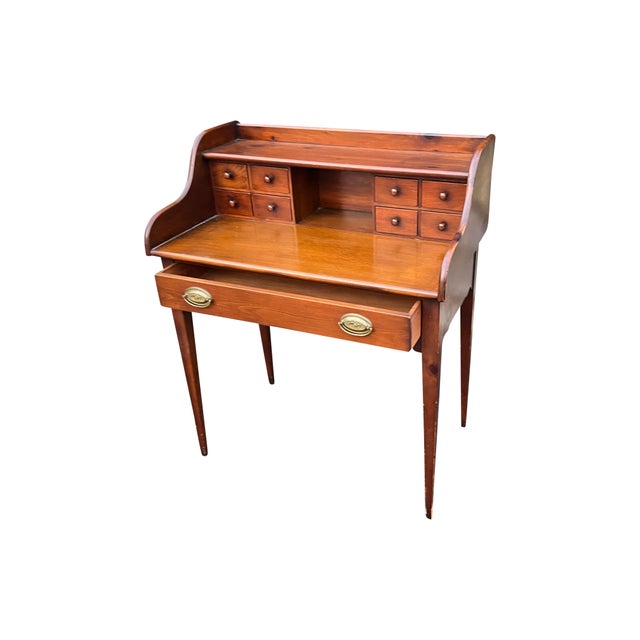 Mid 20th Century Knotty Pine Shop Antiqued Style Desk Chairish