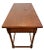 Vintage Writing Table, Desk, Large Drawer, Checkerboard Inlay, Sheraton Style For Sale In Palm Springs - Image 6 of 12