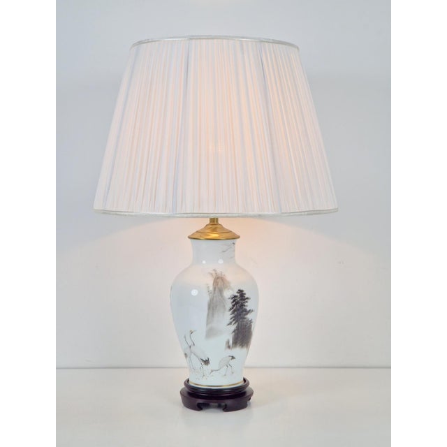 Japanese Table Lamp by Haruo Momoki for Franklin Porcelain, 1980s For Sale - Image 12 of 12