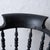 Black Captain's Chair in Black, c.1880 For Sale - Image 8 of 18
