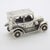 1970s Vintage Italian Handmade Genuine Silver Classic Car Dollhouse Miniature, 1970s For Sale - Image 5 of 11