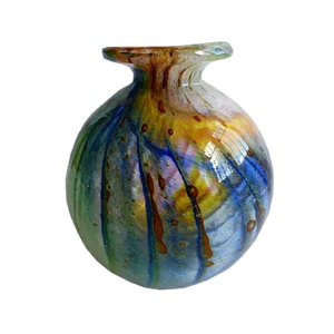 Blown Glass Vase from Mdina Glass Malta, 1960s