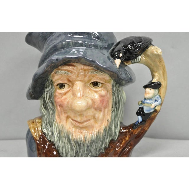 Classical Roman Vintage 1954 Royal Doulton Rip Van Winkle D6438 Porcelain Toby Character Jug Mug For Sale - Image 3 of 12