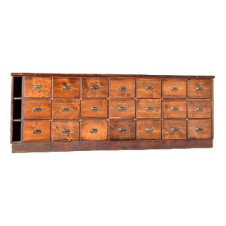 Ironmongers Shop Counter Drawers 1910s, 1890s For Sale