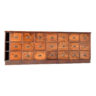 Ironmongers Shop Counter Drawers 1910s, 1890s For Sale